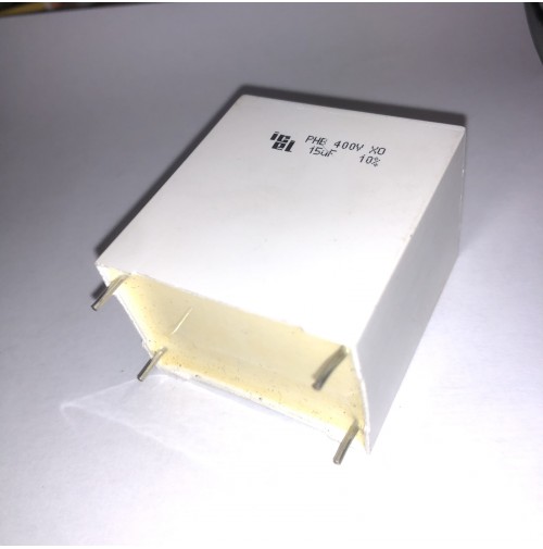 CONDENSATORE POLIESTERE 15 uF 400V X0 PHB ICEL